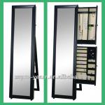 Full-length Dessing Mirror with Jewelry Storage and Holder