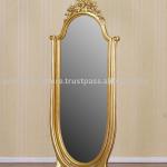 Gold Furniture - Gilt Cheval Mirror Carving