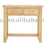 Solid oak console table