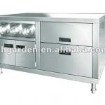 stainless kitchen island/ manufacture cabinet