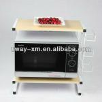 steel oven rack/microwave oven rack with melamine board 64*36*48cm