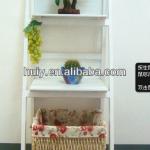 folding wood flower pot /plant decorative shelf or stand