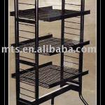 4-Shelf-Wire-Dispaly black metal