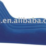 comfortable inflatable flocked air lounge sofa