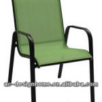 ORLEANS SLING/STEEL STACKING CHAIR