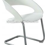 White chromed plastic meeting stackable chair ZY-9007-ZY-9007