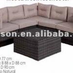 DSA-036 6seats modern corner rattan sofa sets-dsa-036