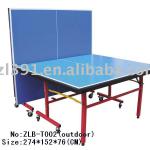 foldable table tennis table-ZLB-T002