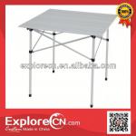 Outdoor foldable aluminum camping table