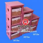 Series of Solid Wooden Drawer Cabinet