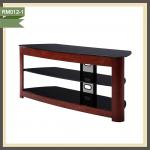 european new model wooden glass furniture lcd tv stand design-RM012-1