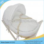 100%cotton waffle fabric baby moses basket ivy3157