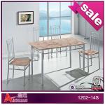 1202-14S unique metal 4 seaters designer kitchen tables 1202-14S