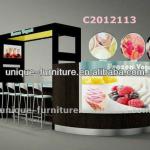 15*10ft Frozen Yogurt Kiosk/Ice Cream Kiosk Design/ Juice bar design c20122100