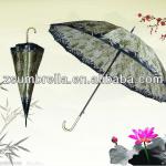 16K straight satin chinese umbrella 57cm*16k