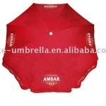 180cm promotional printed polyester umbrella L-b078