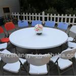 183cm outdoor folding plastic round tables SY-183ZY