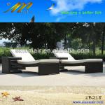 1B218 Classic furniture rattan beach lounge 1B218