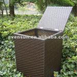 1pc cheap outdoor synthetic rattan cane storage cabinet ESR-21061