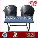 2 pcs outdoor rattan chair QHA-2003