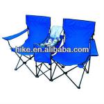 2 Person Camping Folding Chair with Cooler bag HKC-1010