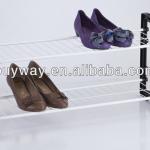 2 Tier Plastic No Tooling Stackable Shoe Rack SR6015