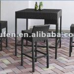 2011 new garden PE rattan bar stool YF2046