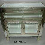 2011 new in wood cabinet with crystal glass for home furniture SW1A0079