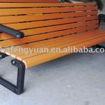 2011 plastic wood bench/modern waiting chair/garden chair FY-309X