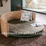 2012-AWRF6148- rattan sofa bed-PE rattan-waterproof