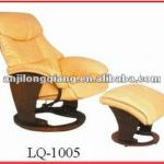 2012 Beige PU Massage Recliner chair With Ottoman LQ-1005