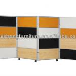 2012 Hot-sale 320# screen Modern color mobile foldable MFC office partition furniture F026 F026