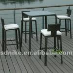 2012 New arrival!!wicker rattan bar tables and stools BC-006 BC-006