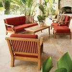 2012 new design outdoor garden furniture teak wood sofa KS6005