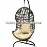 2012 new design outdoor rattan hanging egg chair DL-0231G