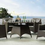 2012 new rattan furniture table and chairs set LY0036 LY0036