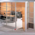 2013 Commercial flexible aluminum glass pvc office partition walls CP-06