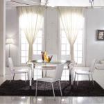 2013 dining room stainless steel frame dining set CT178-3,CY100B-3