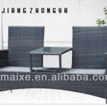 2013 Factory Garden Rattan furniture rattan twins Chair with table inbetween OXAB1003