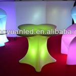 2013 fashion design IP65 Led lighting furniture,Led table ,Led Chair with wireless controller BOYUAN-3016