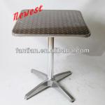 2013 high quality furniture square metal table for bar square metal table with 4 foot square metal table for dining furniture FT-CZ008 Metal dining table