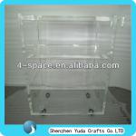 2013 High Strength Clear Acrylic Hotel Trolley/Plexiglass Hotel Service Trolley YD-J0125