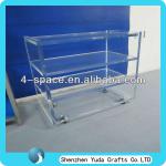 2013 High Strength Perspex Restaurant Trolley/Acrylic Plexiglass Dining Car YD-J0126