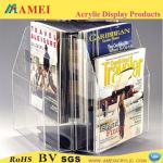 2013 hot acrylic book shelf for sale/customized acrylic book shelf for sale/acrylic book shelf for sale manufacturer AM-MC