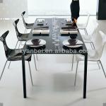 2013 Hot Sale Fashionable Glass Dining Table YB-Table-30