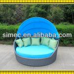 2013 hotsale moden wicker rattan outdoor leisure bed SCRB-002 SCRB-002