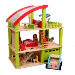 2013 kids wooden furniture/Green ville the doll&#39;s house HZ0327