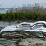 2013 modern art sofa furniture metal sofa with new design for home or lobby decoration TP-SB017