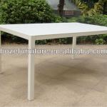 2013 Modern Tempered Glass Dinign Table Aluminum Frame BZ-TA016