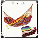 2013 New Canvas / Nylon Hammock Hang Sleeping Bed Outdoor Camping Travelling with same color scheme sack HX-OCT-0601